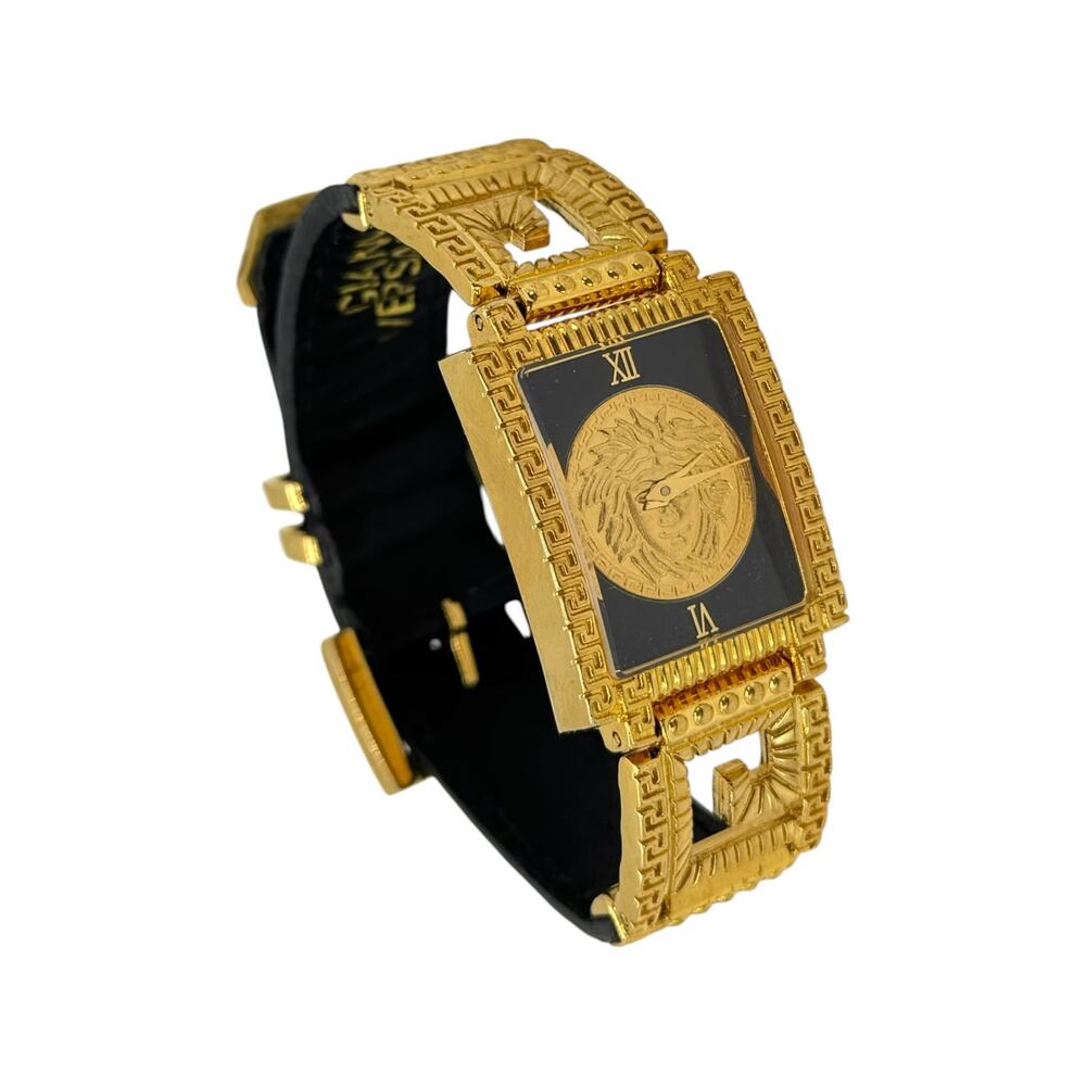 Versace Vintage Medusa Gold-Plated Watch